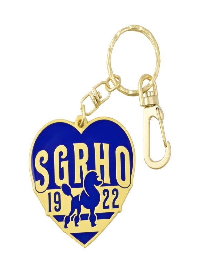 BBGreek - Sigma Gamma Rho - Official Vendor - Keychain - SGRHO Heart - 1922 - Image 1